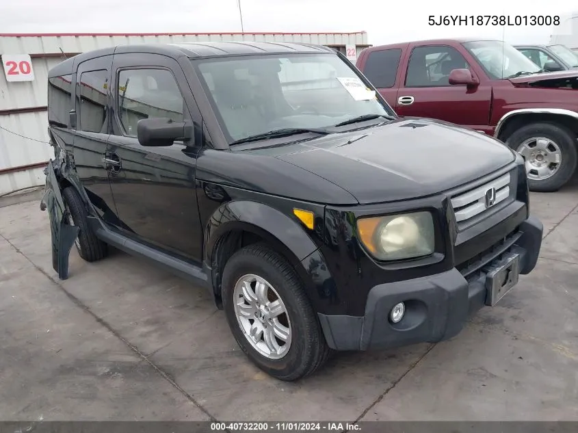 2008 Honda Element Ex VIN: 5J6YH18738L013008 Lot: 40732200