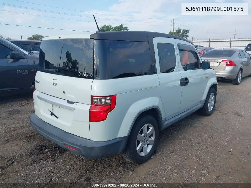 5J6YH18799L001575 2009 Honda Element Ex