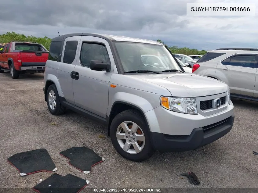 2009 Honda Element Ex VIN: 5J6YH18759L004666 Lot: 40520123