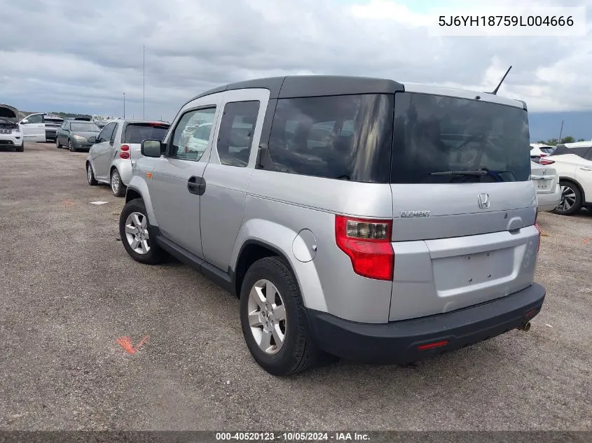 2009 Honda Element Ex VIN: 5J6YH18759L004666 Lot: 40520123