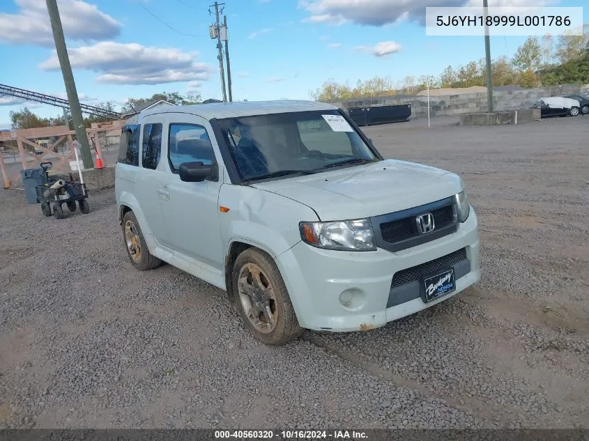 2009 Honda Element Sc VIN: 5J6YH18999L001786 Lot: 40560320