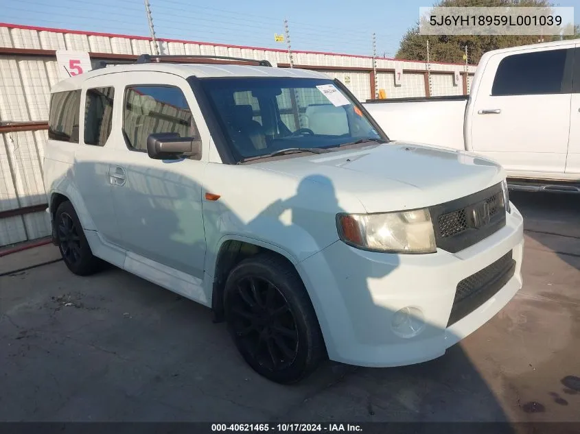 2009 Honda Element Sc VIN: 5J6YH18959L001039 Lot: 40621465