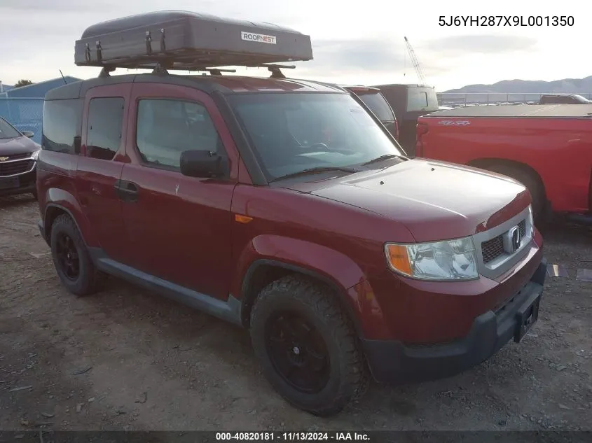 5J6YH287X9L001350 2009 Honda Element Ex