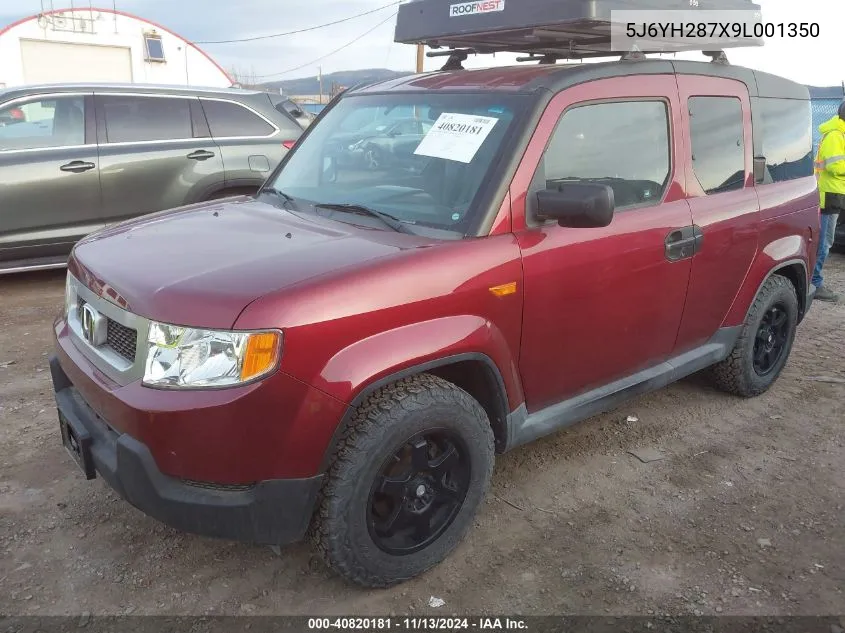 5J6YH287X9L001350 2009 Honda Element Ex