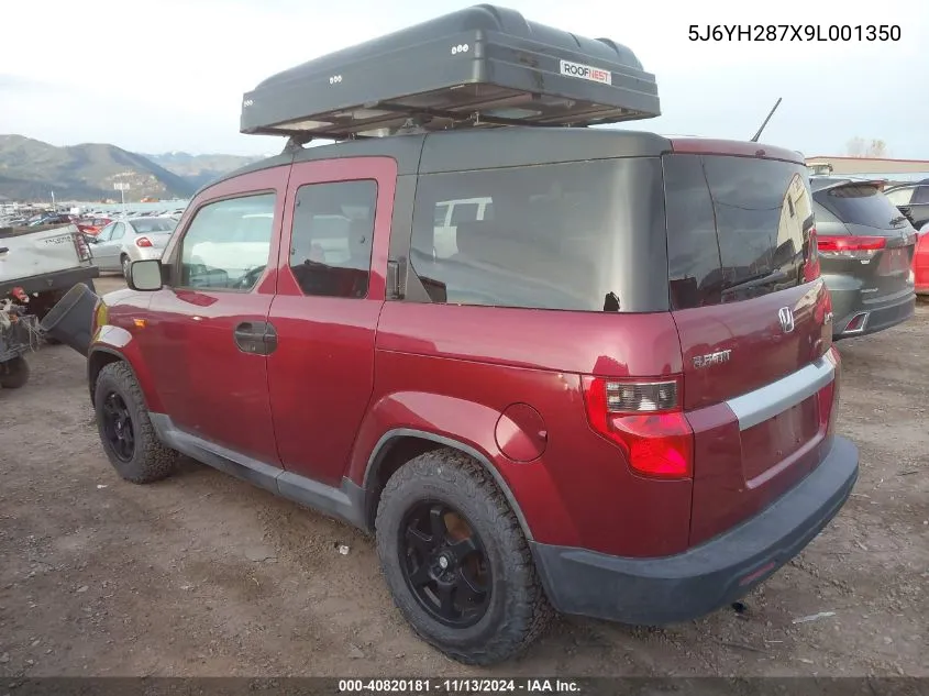 5J6YH287X9L001350 2009 Honda Element Ex