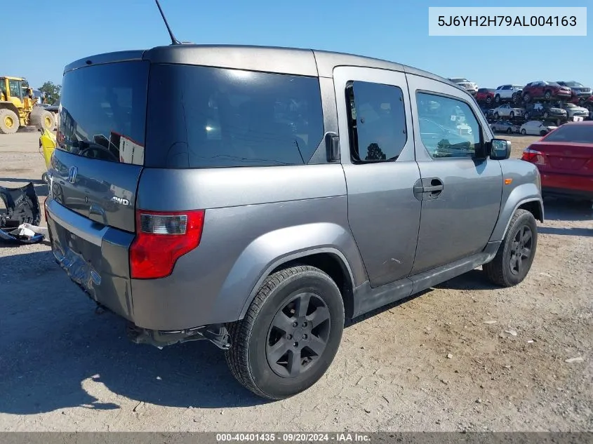 2010 Honda Element Ex VIN: 5J6YH2H79AL004163 Lot: 40401435