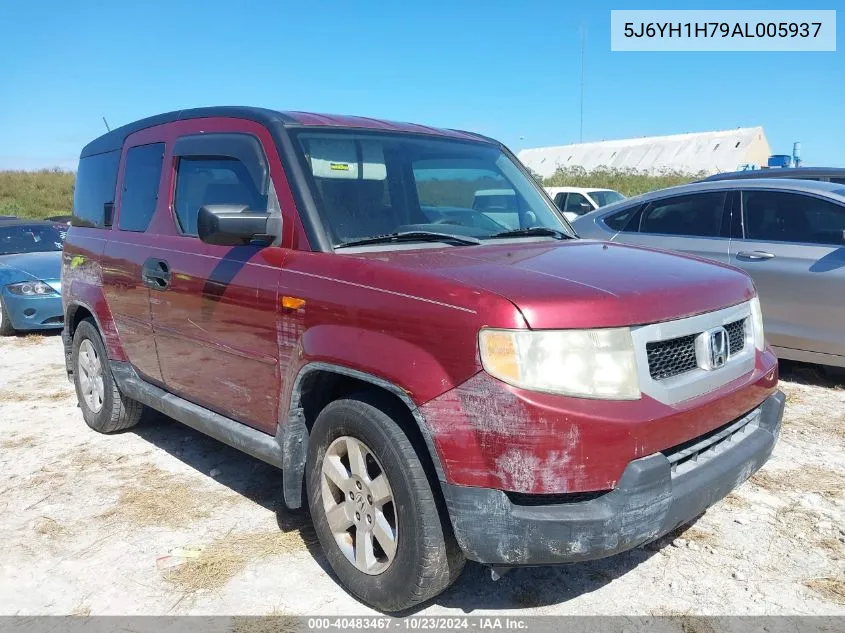 2010 Honda Element Ex VIN: 5J6YH1H79AL005937 Lot: 40483467