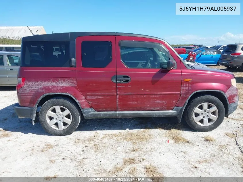 2010 Honda Element Ex VIN: 5J6YH1H79AL005937 Lot: 40483467