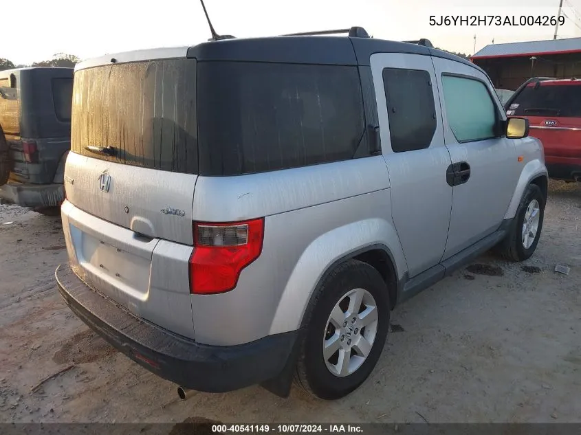 2010 Honda Element Ex VIN: 5J6YH2H73AL004269 Lot: 40541149