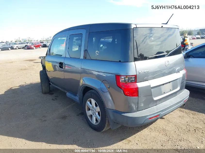 2010 Honda Element Ex VIN: 5J6YH1H76AL004213 Lot: 40547780