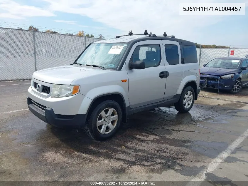 5J6YH1H71AL004457 2010 Honda Element Ex