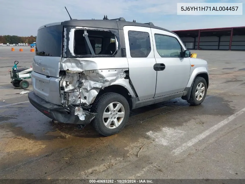 2010 Honda Element Ex VIN: 5J6YH1H71AL004457 Lot: 40693282