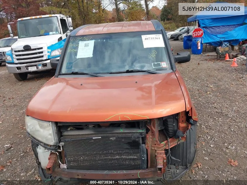 2010 Honda Element Lx VIN: 5J6YH2H39AL007108 Lot: 40735361