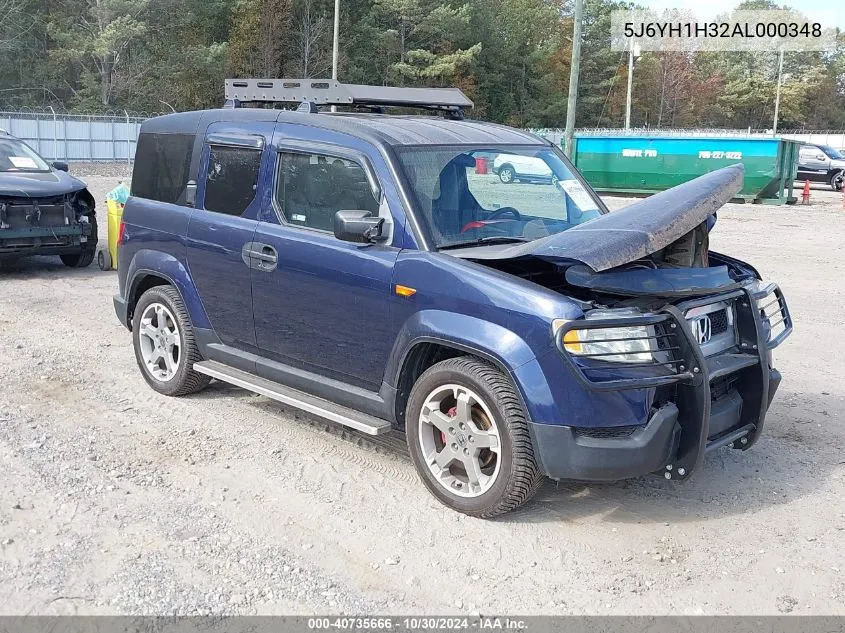 5J6YH1H32AL000348 2010 Honda Element Lx