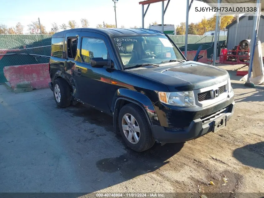 2010 Honda Element Ex VIN: 5J6YH2H73AL001338 Lot: 40745904