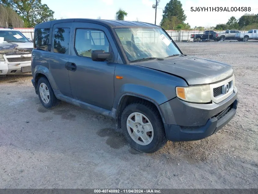 2010 Honda Element Lx VIN: 5J6YH1H39AL004588 Lot: 40748892