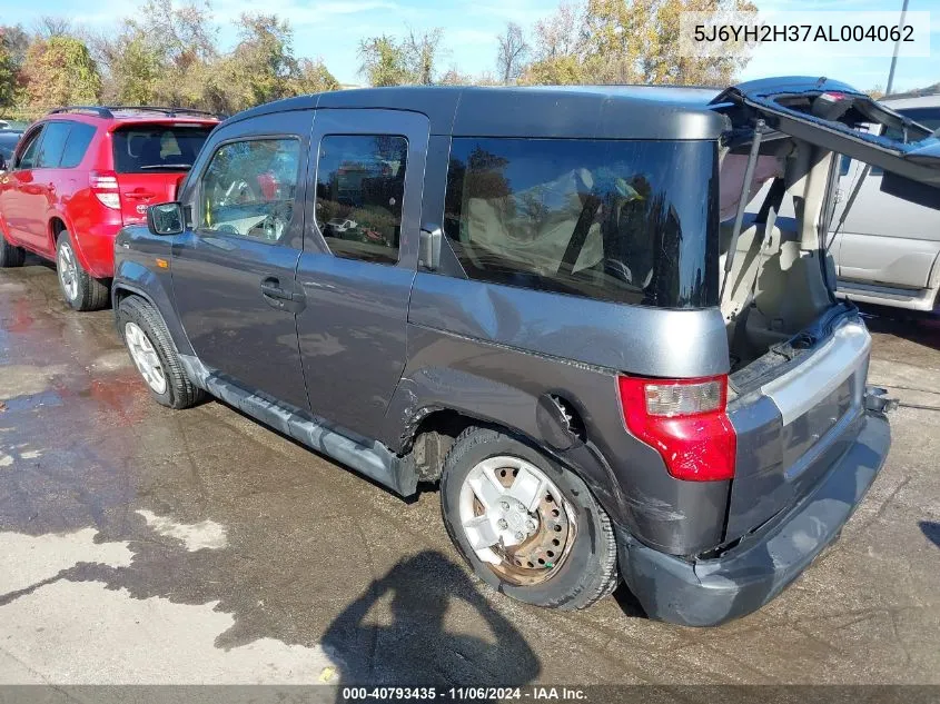 2010 Honda Element Lx VIN: 5J6YH2H37AL004062 Lot: 40793435