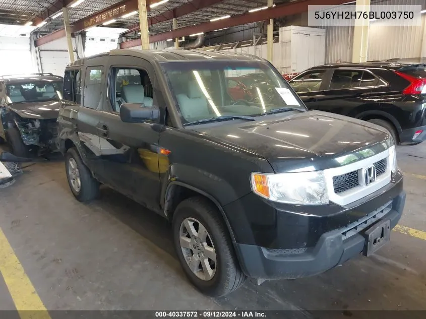 5J6YH2H76BL003750 2011 Honda Element Ex