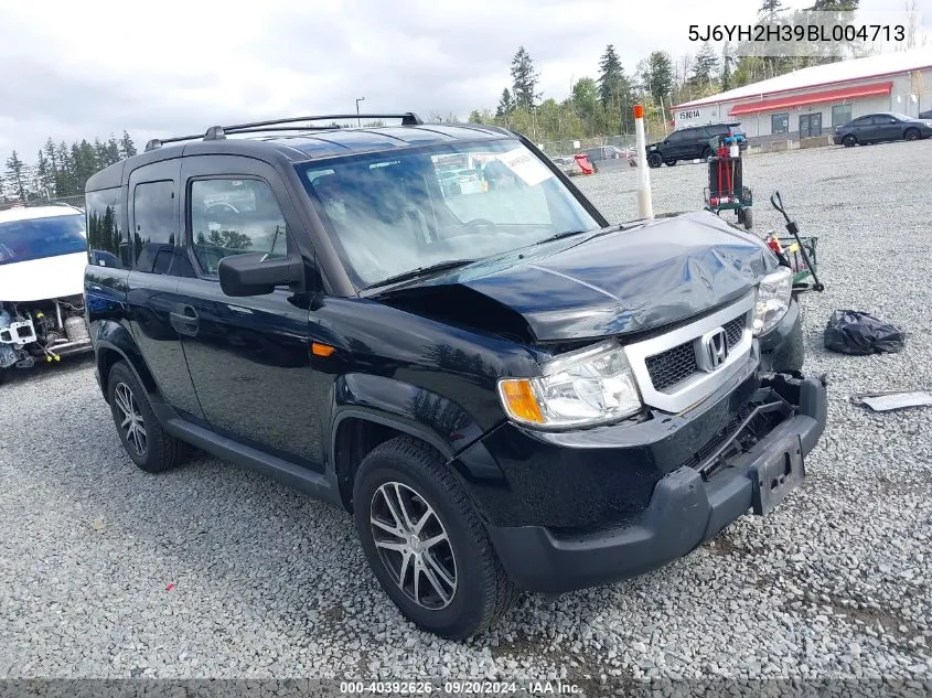 2011 Honda Element Lx VIN: 5J6YH2H39BL004713 Lot: 40392626