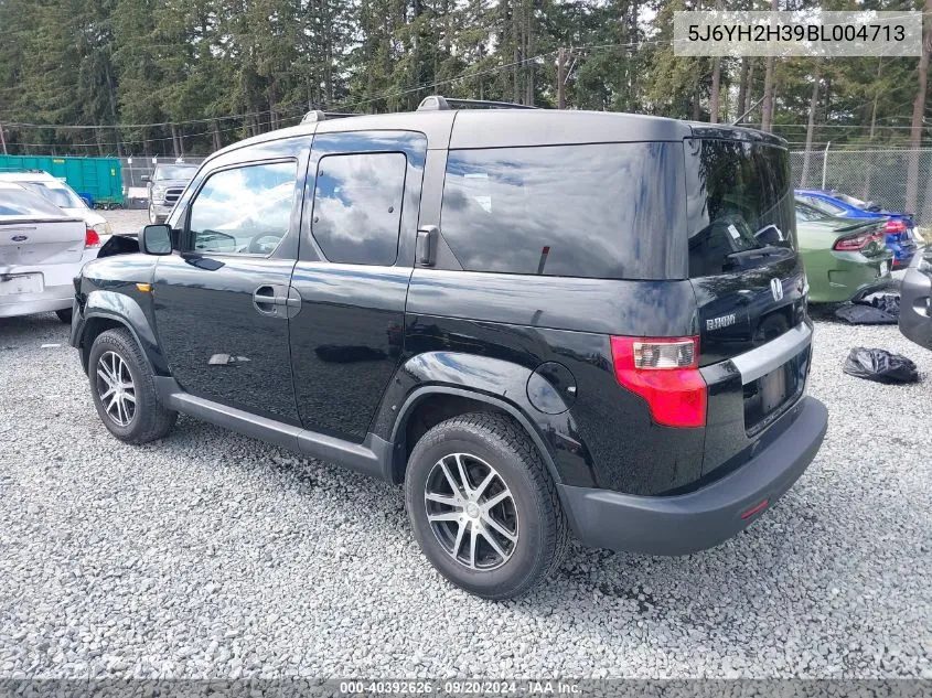 2011 Honda Element Lx VIN: 5J6YH2H39BL004713 Lot: 40392626