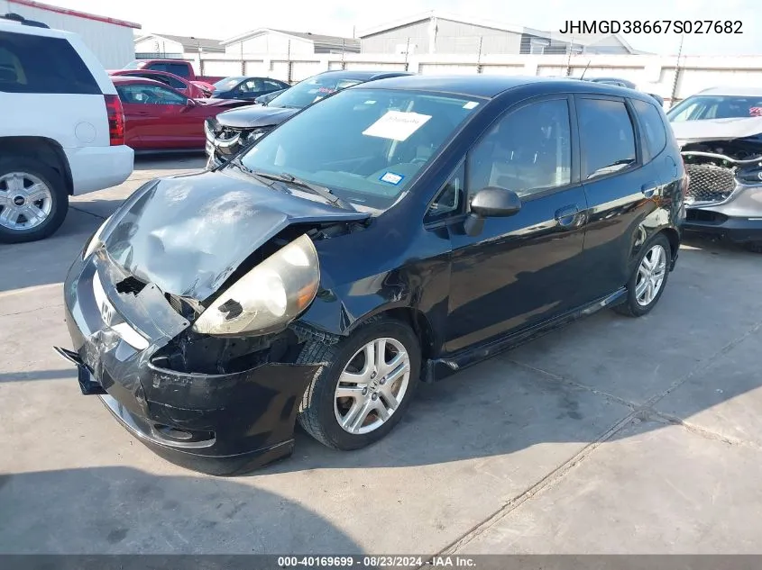 JHMGD38667S027682 2007 Honda Fit Sport