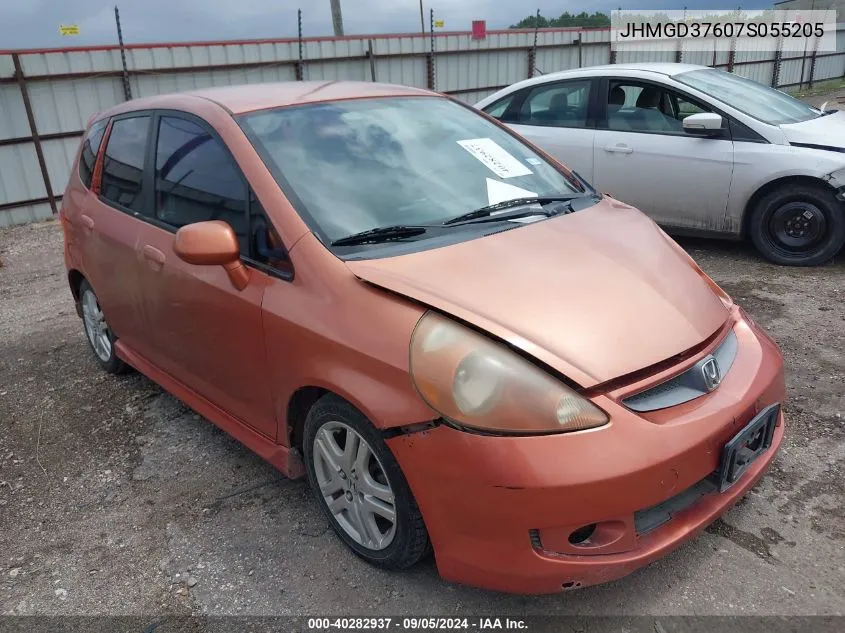 JHMGD37607S055205 2007 Honda Fit Sport