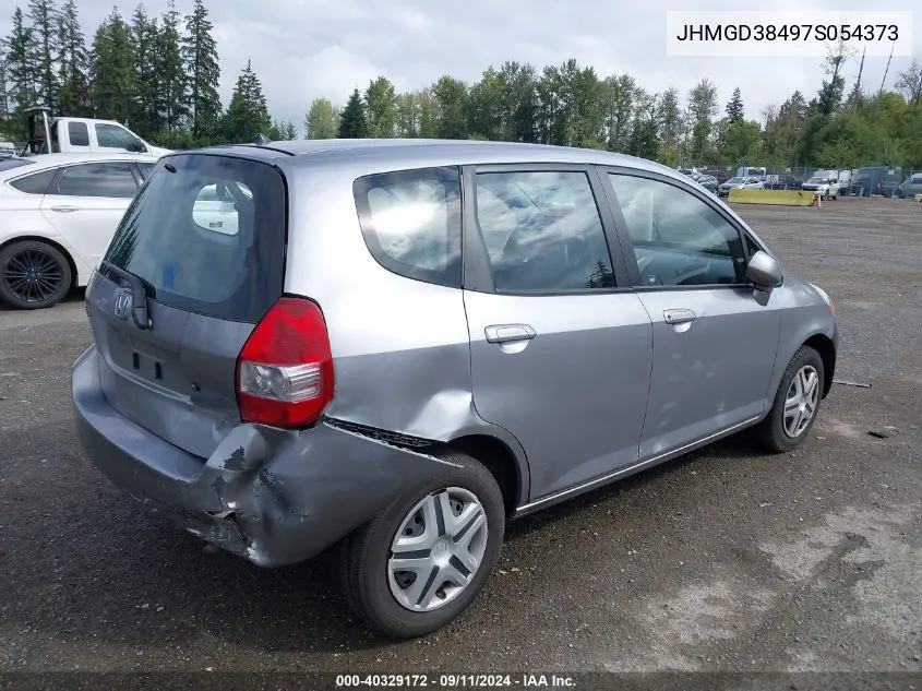 JHMGD38497S054373 2007 Honda Fit