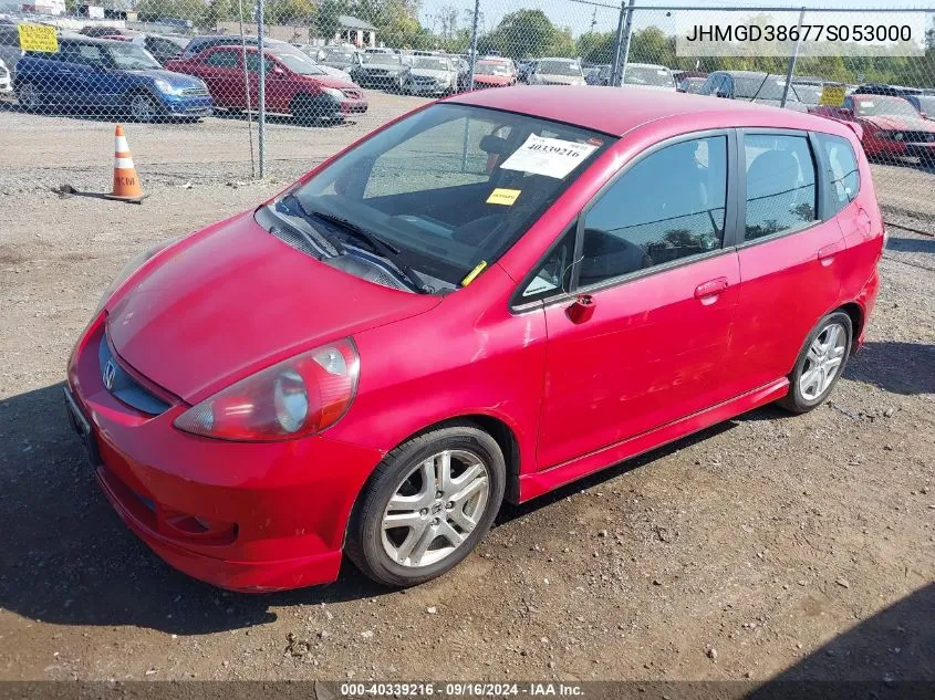 JHMGD38677S053000 2007 Honda Fit Sport