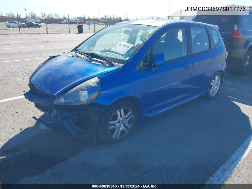 JHMGD38697S017776 2007 Honda Fit Sport