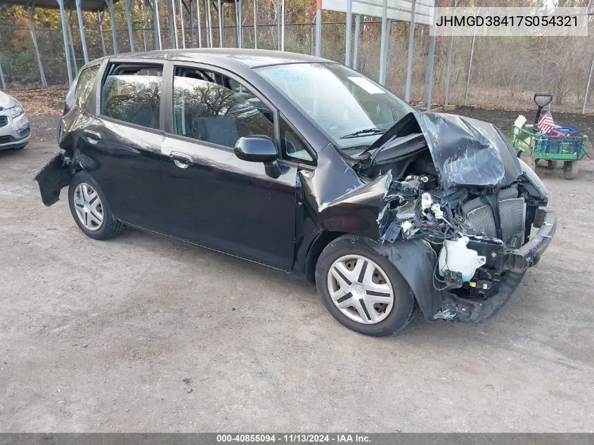 JHMGD38417S054321 2007 Honda Fit