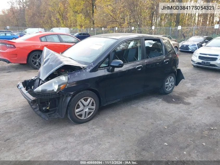 JHMGD38417S054321 2007 Honda Fit