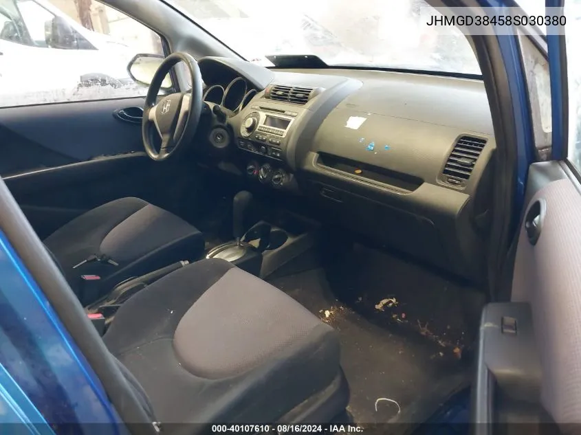 JHMGD38458S030380 2008 Honda Fit