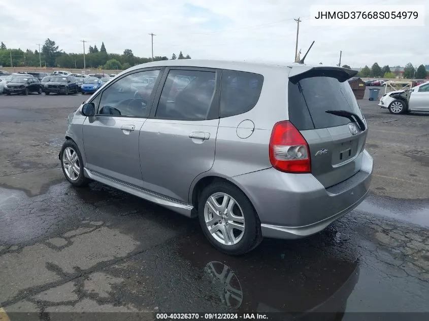 JHMGD37668S054979 2008 Honda Fit Sport