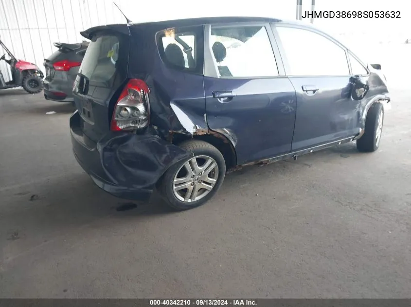 JHMGD38698S053632 2008 Honda Fit Sport