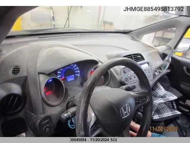 JHMGE88549S813792 2009 Honda Fit Lx