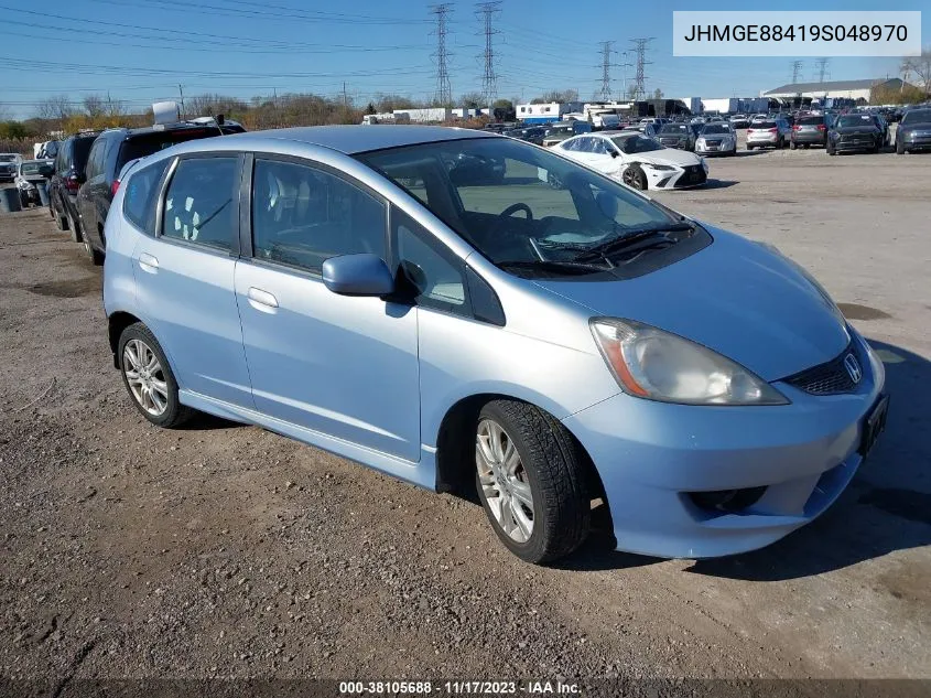 2009 Honda Fit Sport VIN: JHMGE88419S048970 Lot: 38105688