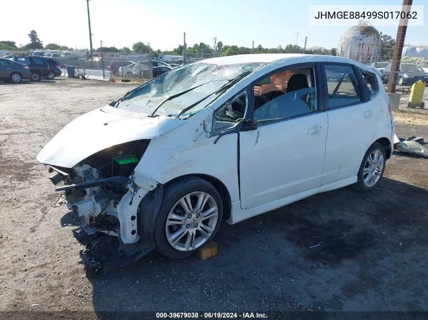 JHMGE88499S017062 2009 Honda Fit Sport