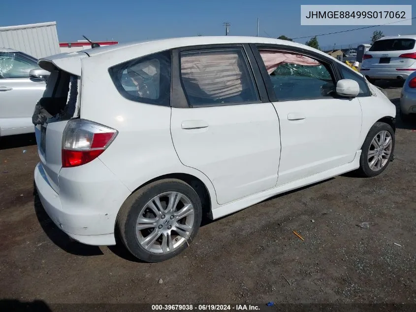 JHMGE88499S017062 2009 Honda Fit Sport