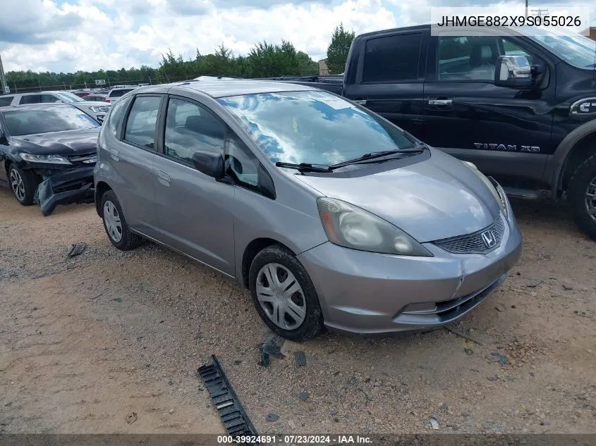 2009 Honda Fit VIN: JHMGE882X9S055026 Lot: 39924691