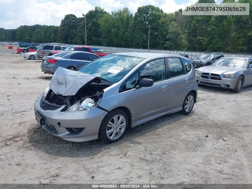 2009 Honda Fit Sport VIN: JHMGE87479S065628 Lot: 40055853