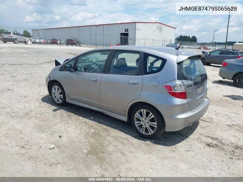 2009 Honda Fit Sport VIN: JHMGE87479S065628 Lot: 40055853