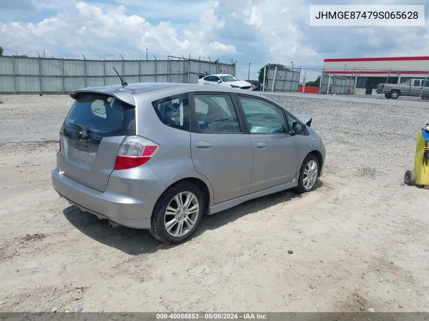 2009 Honda Fit Sport VIN: JHMGE87479S065628 Lot: 40055853