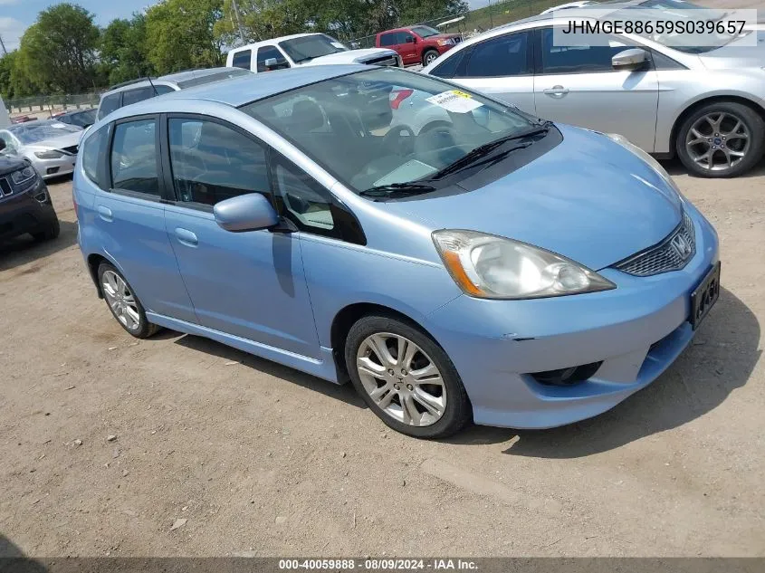 2009 Honda Fit Sport VIN: JHMGE88659S039657 Lot: 40059888