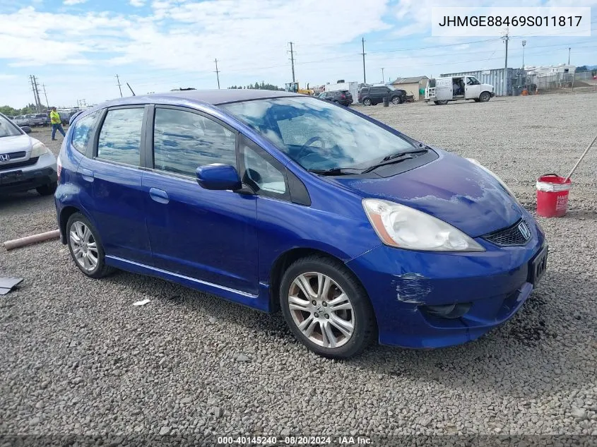 2009 Honda Fit Sport VIN: JHMGE88469S011817 Lot: 40145240