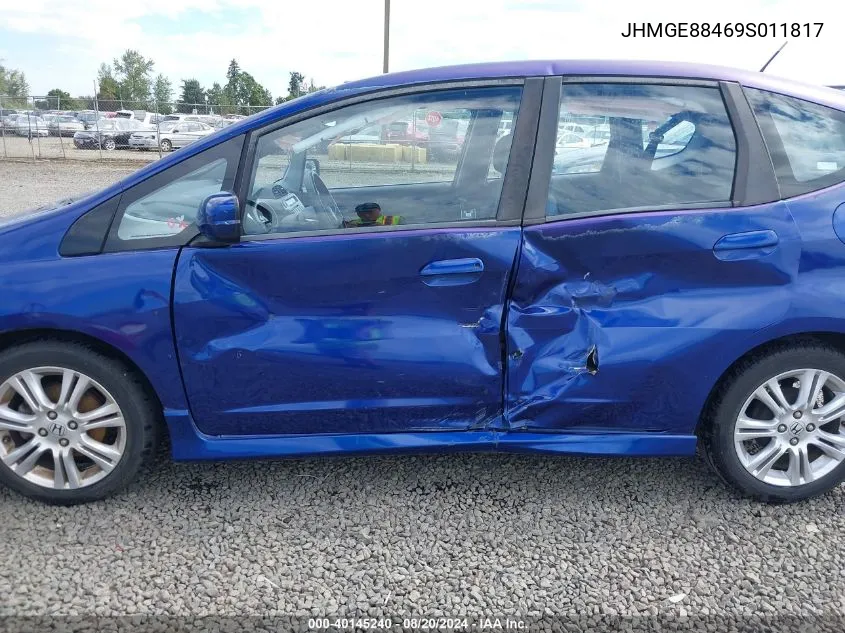 JHMGE88469S011817 2009 Honda Fit Sport