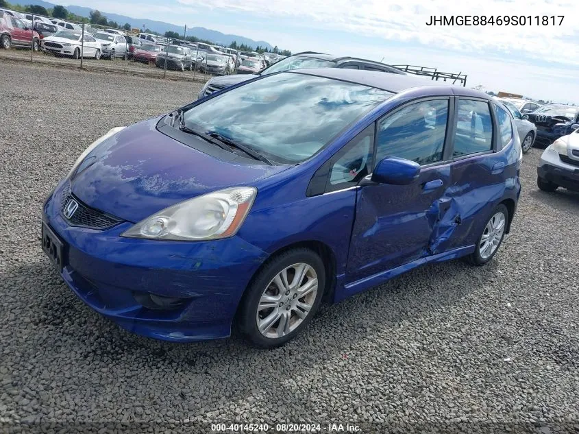 2009 Honda Fit Sport VIN: JHMGE88469S011817 Lot: 40145240