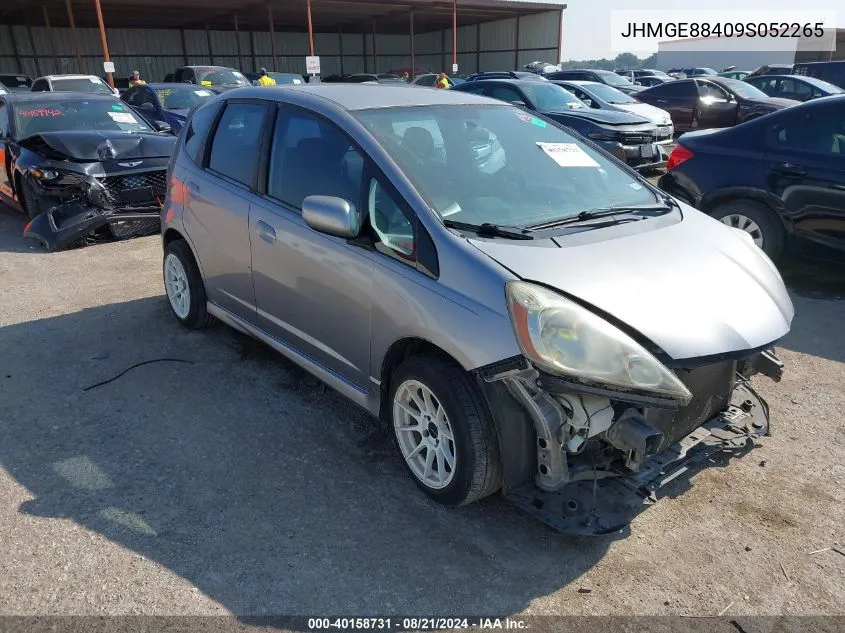 JHMGE88409S052265 2009 Honda Fit Sport