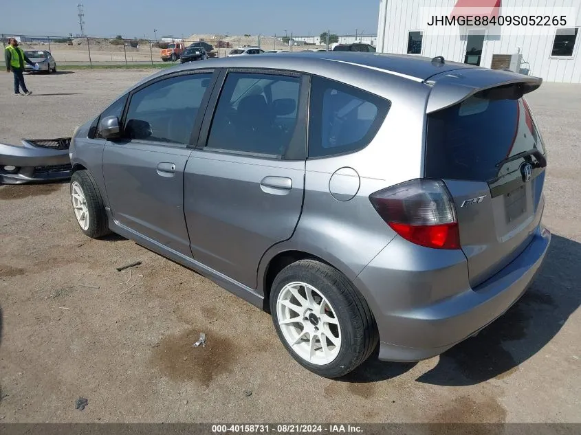 JHMGE88409S052265 2009 Honda Fit Sport