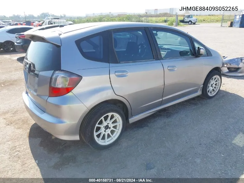 JHMGE88409S052265 2009 Honda Fit Sport