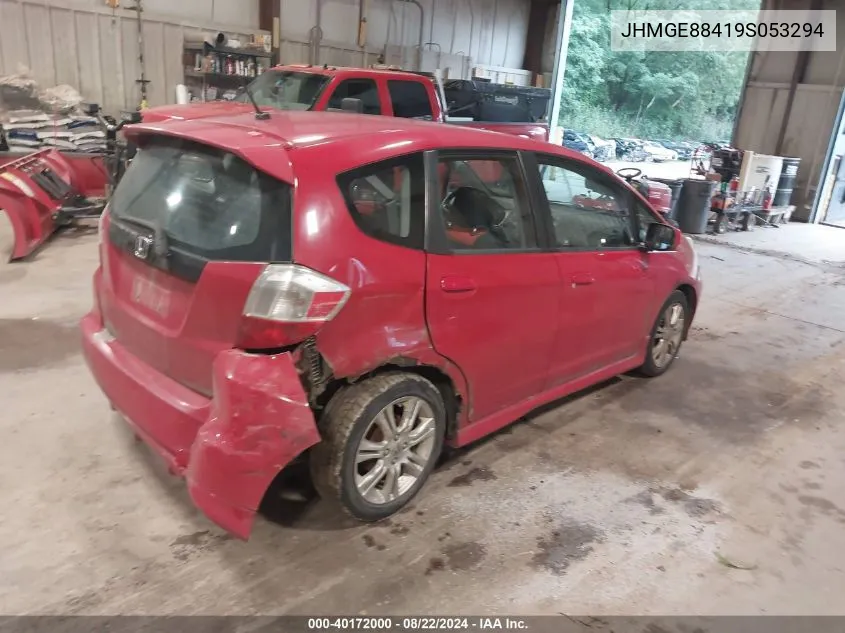 JHMGE88419S053294 2009 Honda Fit Sport